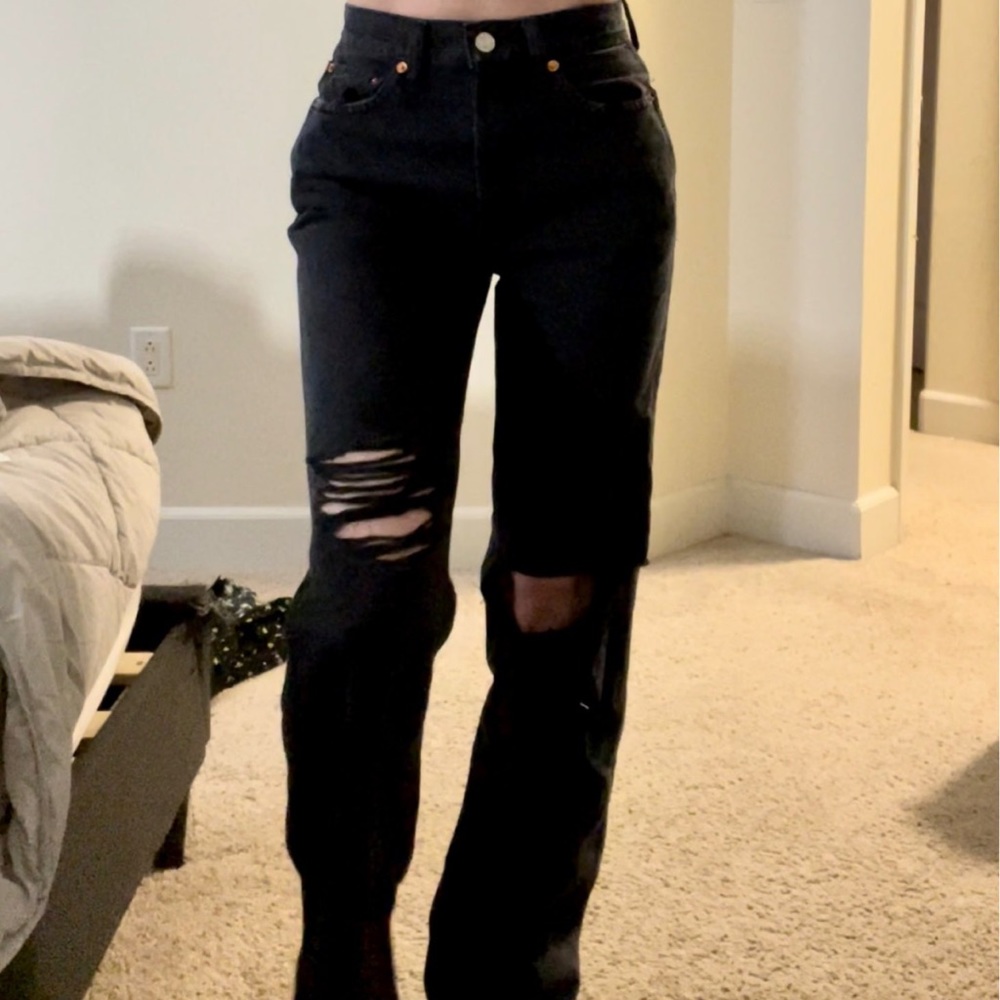Re/done high loose jeans